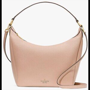 S Kate Spade Leila Shoulder Bag Warm Beige Leather KB694 NWT Purse $399 Retail